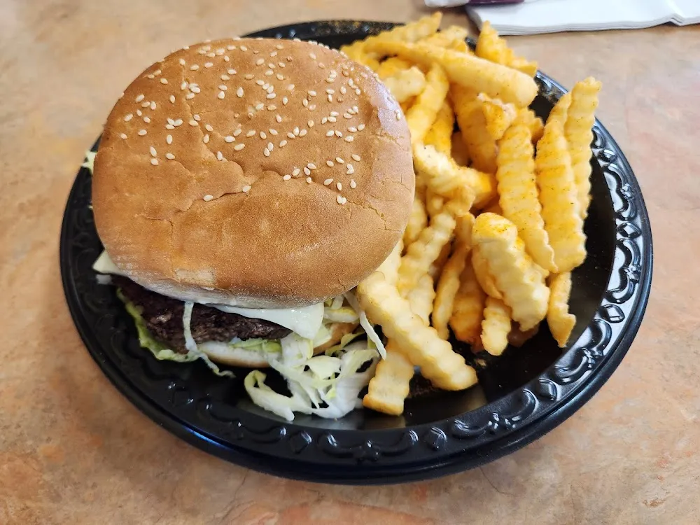 Burger and Fries