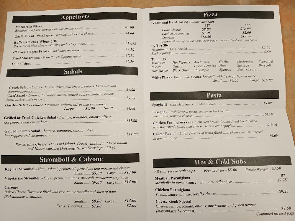 Frank's Restaurant Menu image 4